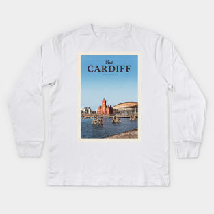 Visit Cardiff Kids Long Sleeve T-Shirt
